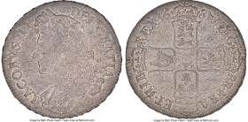 James II Crown 1687 MS62 NGC, KM463, S-3407, ESC-743. TERTIO edge. A highly collectible example of this brief period of mintage before the Glorious Re...