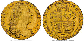 George III gold Guinea 1776 MS61 NGC, KM604, Fr-355, S-3728. Fourth issue. Hints of bronze around the peripheries, accentuating the lush gold that fil...