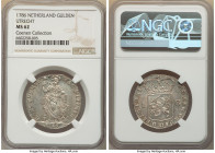 Utrecht. Provincial Gulden 1786 MS62 NGC, KM102.3, Delm-1182, PW-Ut73. A promising Gulden when found at near-Choice levels and finer, here displaying ...