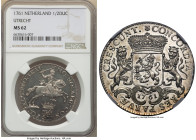 Utrecht. Provincial 1/2 Ducaton (1/2 Silver Rider) 1761 MS62 NGC, KM115, Delm-1055. A breathtaking offering and one whose appearances are more akin to...