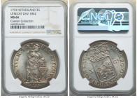 Utrecht. Provincial 3 Gulden 1793 MS66 NGC, KM117, Dav-1852. An immensely popular type presented here in the highest technical grade of all the 57 gra...