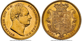 William IV gold "First Bust" Sovereign 1832 MS61 NGC, KM717, S-3829, Marsh-17A (R3). A popular type and a cause for celebration particularly when enco...