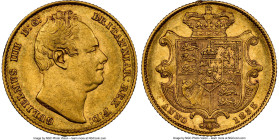 William IV gold Sovereign 1835 AU55 NGC, KM717, S-3829B. William IV Sovereigns often exhibit evidence of handling and this example is no exception. Ad...