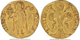 Florence. Republic (1115-1532) gold Florin ND (1436) MS61 NGC, Fr-276 (broad type), MIR-24/3. 3.52gm. Simone Canigiani as mintmaster. S. IOHA-NNES. B....