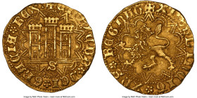 Castile & Leon. Henry IV (1454-1474) gold Enrique (Castellano) MS62 NGC, Seville mint, Fr-113, Cay-1577. An exceedingly lustrous near-gem, with a fair...