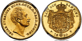 Oscar I gold Ducat 1850-AG MS63 NGC, KM668, Fr-90a. A radiant Choice example with glassy reflective surfaces. 

HID09801242017

© 2022 Heritage Au...