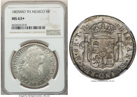 Charles IV 8 Reales 1805 Mo-TH MS63+ NGC, Mexico City mint, KM109, Cal-983. Among the more stunning representatives of a series with an abundance of M...