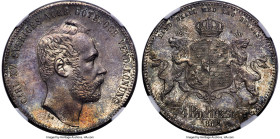 Carl XV Adolf 4 Riksdaler 1862-ST L. A. MS65 NGC, Stockholm mint, KM711. "L.A." (for Lea Ahlborn) initials below bust variety, smaller edge lettering....