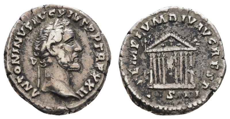 Römer Kaiserzeit
Antonius Pius, 138-161 AR Denar o.J. Av.: ANTONINVS AVG PIVS P...