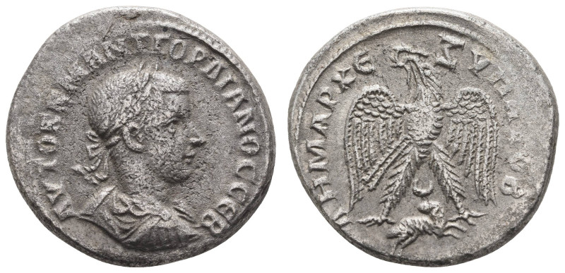 Römer Kaiserzeit
Gordianus III., 238-244 Æ Tetradrachme 242-244 Antiochia, Syri...