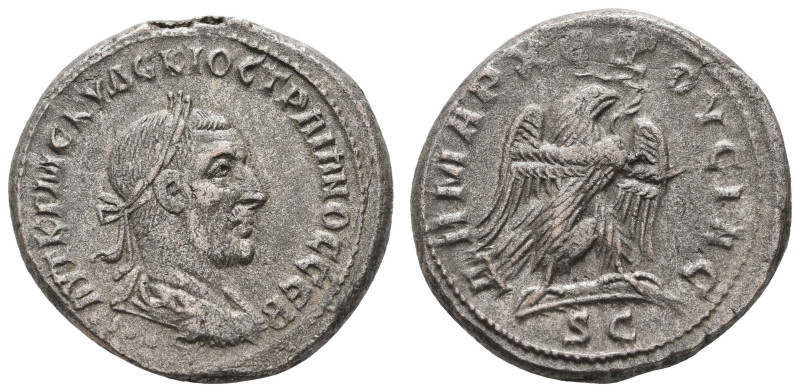 Römer Kaiserzeit
Traianus Decius 249-251 Æ Tetradrachme Antiochia, Syrien Av.: ...
