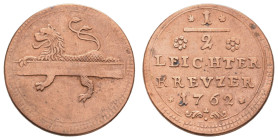 bis 1799 Bayern
 Lot Pfennige, Heller und Kreuzer 1761-1871 1 Pfennig A Bayern, 1766 (1,160 g), KM 523.2; 10 Kreuzer Maximilians III. Joseph, 1758 (3...