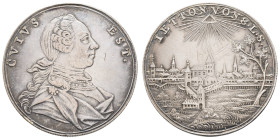 bis 1799 Brandenburg-Ansbach
Christian Friedrich Karl Alexander, 1757-1791 "Gulden" ohne Jahr (um 1780) guldenförmiger Jeton aus achtlötigem Silber, ...