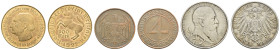 Nebengebiete Westfalen
 schönes Lot bestehend aus 9 Münzen: 1) 1 Centime 1809 C, KM 107, LMN 734, (1,47 g.), 2) 2 Centimes 1809 C, KM 90, LMN 732, (2...