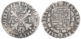 bis 1799 Belgien
Brabant Real s.d. o. J. Antwerpen Ecu d' Archeducs, Albert & Isabelle (1598 - 1621). Av: bekröntes Wappen der Spanisch-Niederlande u...