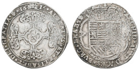 bis 1799 Belgien
Brabant 3 Patards 1616 Antwerpen Spanisch-Niederlande, Brabant, Albert & Isabelle (1598 - 1621), Ecu des Archeducs. Av: Blumenkreuz,...