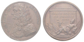 bis 1799 Frankreich
Henri de Lorraine, 1601-1666 Kupfermedaille 1666 Auf den Tod Henris de Lorraine, Comte d'Harcourt, Grand Ecuyer de France. 8.38 g...