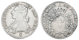 bis 1799 Frankreich
Louis XVI., 1774-1793 ½ Ecu à la mèche longue 1783 A (Paris) Rv kleine Prägeschwäche. Kleiner Randfehler. Silber. Gad. 353 13.28 ...