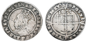 bis 1799 Großbritannien
Elizabeth I. 1558-1603 3 Pence 1575 Normale Büste. Berieben, Portrait jedoch klar erkennbar. Spink 2565 1.52 g.