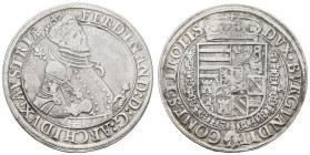 bis 1799 Habsburg
Erzherzog Ferdinand, 1564-1595 Taler ohne Jahr Hall Dav. 8097 28.66 g. ss