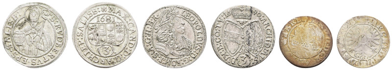 bis 1799 Habsburg
Ferdinand II., 1619-1637 Kreuzer 1626 Breslau dazu Leopold I....