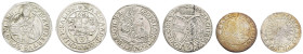 bis 1799 Habsburg
Ferdinand II., 1619-1637 Kreuzer 1626 Breslau dazu Leopold I., 3 Kreuzer 1690 TYROL, 1.48 g und Salzburg, Max Gandolph, 3 Kreuzer 1...