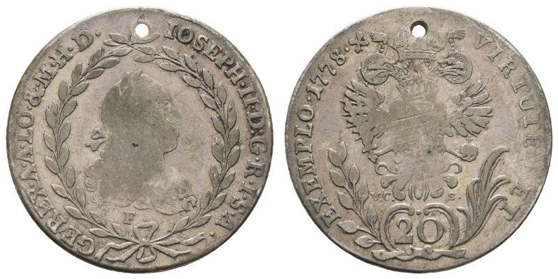 bis 1799 Habsburg
 Lot Kleingeld Österreich und Ungarn 1704-1786 Poltura KB Ung...