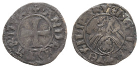 bis 1799 Italien-Venedig
Andrea Contarini, 1368-1382 Tornesello ohne Jahr Venedig Av.: Tatzenkreuz, +.ANDR' QTAR' DVX, Rv.: nimbierter Löwe von St. M...