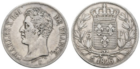 ab 1800 Frankreich
Charles X., 1824-1830 5 Francs 1826 A Stellenweise berieben, etwas unruhiger Rand, sonst attraktives Exemplar. Gad. 643 24.82 g. s...