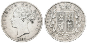 ab 1800 Großbritannien
Victoria, 1837-1901 ½ Crown 1886 Gute Umlauferhaltung. Silber. Spink 3889 14.00 g.