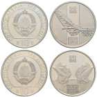ab 1800 Jugoslawien
Sozialistische Föderative Republik 1963-1992 1983 ff. 6 Münzsets mit je zwei Gedenkmünzen zu 10 Dinara in den blauen Originalmäpp...