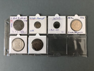 ab 1800 Allgemein
 Interessantes Kleinkonvolut mit 2 Mark Kriegsgefangenlager Z.V.L., s-ss, 2 Spielgeld Münzen: "Puppengeld" 10 Pfennnig und 3 M 1910...
