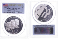 USA
Republik 2013 1 Dollar, 2013, W, Girl Scouts, in Slab der PCGS mit der Bewertung PR70DCAM, First Strike, Flag Label.