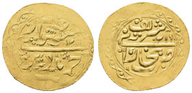 Usbekistan
Emirat Buchara (unter russischer Besetzung) AV Tilla 1309 AH (1891) Buchara (Buxoro, Bukhara) Sayyid Abdallah, 1303-13298 H (1885-.1911) i...