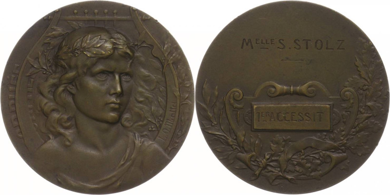 Sonstige Medaillen Europa
Frankreich Bronzemedaille, o.J., von L. O. Mattei. 45...