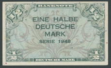 Deutschland Deutsches Reich
Deutsche Reichsbank schöne Sammlung bestehend aus vier Scheinen, darunter 50 RM von 1933 mit belgischem Gemeindestempel (...