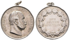 Deutschland (Alt-)deutsche Staaten (bis 1933) Auszeichnungen
Preußen ohne Jahr (ab 1875) Schieß-Preismedaille, von König Wilhelm I. 1861 für die Infa...