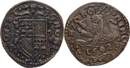 Stato Pontificio - Bologna - 1/2 Bolognino - Innocenzo XII (1691 - 1700) - Gr. 7,46 - Munt. 141/143

SPL

SPEDIZIONE SOLO IN ITALIA - SHIPPING ONL...