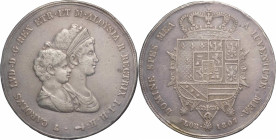 Regno d'Etruria -1 Dena 1807 - Carlo Ludovico Borbone (1803 - 1807) - 10 Lire II° tipo - zecca di Firenze - Gr. 39,18 - Gig. 11

SPL+

SPEDIZIONE ...
