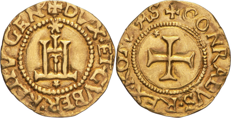 Genova - 1 Scudo (oro) Sole (1528 - 1797) - Au. - Gr. 3,24 - RR - Mir.# 185/Var....
