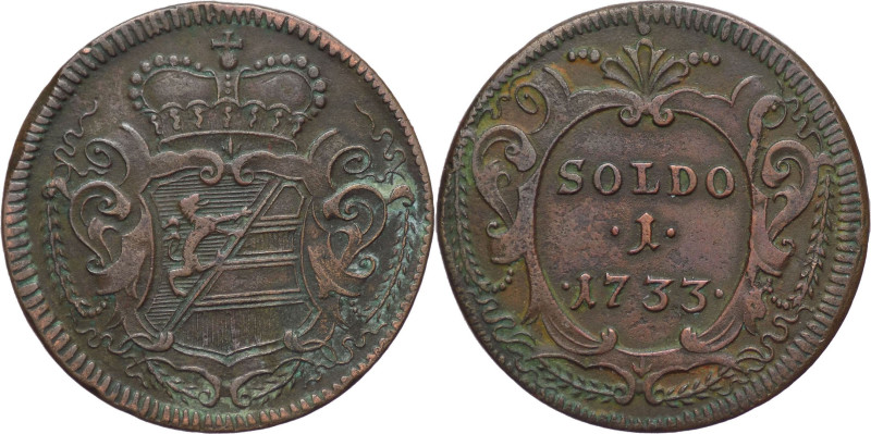 Gorizia - 1 Soldo 1733 - Carlo VI (1733 -1770) - R - CNI# 71,1

qSPL

SPEDIZ...