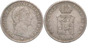 Lombardo Veneto - 1/4 lira 1823 - Francesco I (1815 - 1835) - gr. 1,51 - zecca di Milano - NC - Gig. 84a

BB+

SPEDIZIONE SOLO IN ITALIA - SHIPPIN...