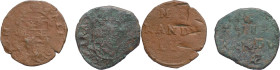 Mirandola lotto 2 monete da 1 Bolognino - Alessandro II (1637 - 1691) - Ae - Gr. 2,15 - Gr. 2,48 - Mir.# 600

MB

SPEDIZIONE SOLO IN ITALIA - SHIP...