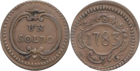 Ducato di Modena e Reggio - 1 Soldo 1783 - Ercole III d'Este (1780 - 1796) - Ae - Mir. 866

BB

SPEDIZIONE SOLO IN ITALIA - SHIPPING ONLY IN ITALY