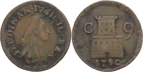 Napoli - 9 Cavalli 1790 - Ferdinando IV (1759-1816) - II° tipo - Cu - Gig. 149

BB

SPEDIZIONE SOLO IN ITALIA - SHIPPING ONLY IN ITALY