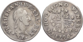 Napoli - 1 Carlino 1798 - Ferdinando IV Borbone (1759 - 1816) - Ag. - Gig. 110

qBB

SPEDIZIONE SOLO IN ITALIA - SHIPPING ONLY IN ITALY