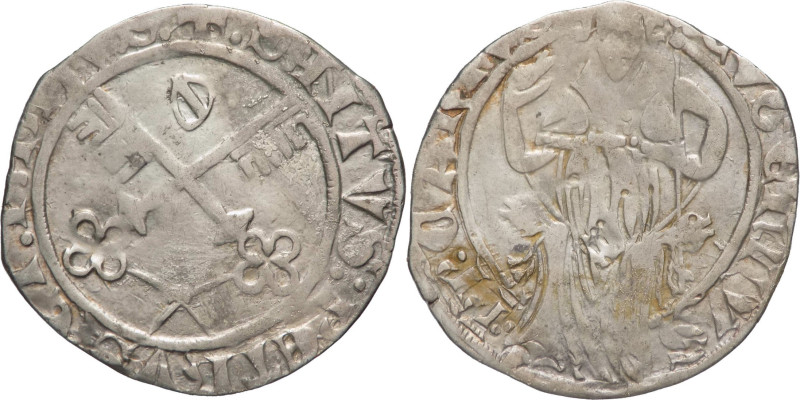 Stato Pontificio - 1 Carlino - Eugenio IV (1431 -1447) - R - Gr. 1,73 - Mir.# 31...