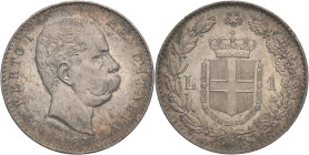 1 Lira 1887 - Umberto I (1878 - 1900) - Ag.- zecca di Milano - Gig. 38 - alta conservazione - splendida patina

BB+

SPEDIZIONE SOLO IN ITALIA - S...