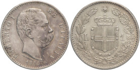 Umberto I (1878 - 1900) - 1 lira 1900 - zecca di Roma - Ag. - Gig. 41 

SPL

SPEDIZIONE SOLO IN ITALIA - SHIPPING ONLY IN ITALY