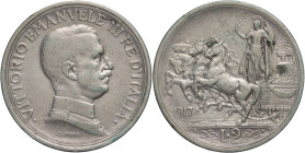 2 lire 1917 - Vittorio Emanuele III (1900 - 1943) - Impero - zecca di Roma - Ag. - Gig. 104 perizia Moruzzi

qSPL

SPEDIZIONE SOLO IN ITALIA - SHI...